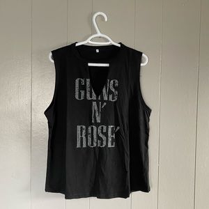 Ladies GUNS N' ROSE' Vintage Style Rock Tank Top